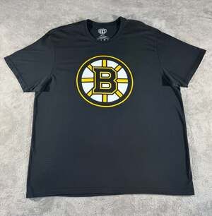 OTS Men’s Boston Bruins Bergeron 37 T-Shirt Size XXL Black Cotton NHL